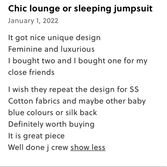 JCREW EASY LUXE JUMPSUIT - SZ Med - Picture 6 of 8